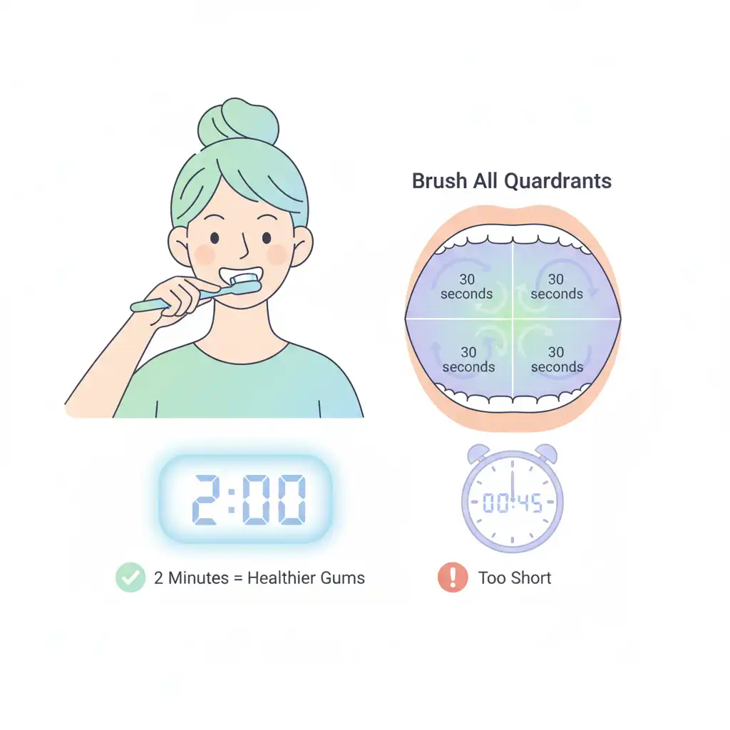 Time yourself for a full two minutes