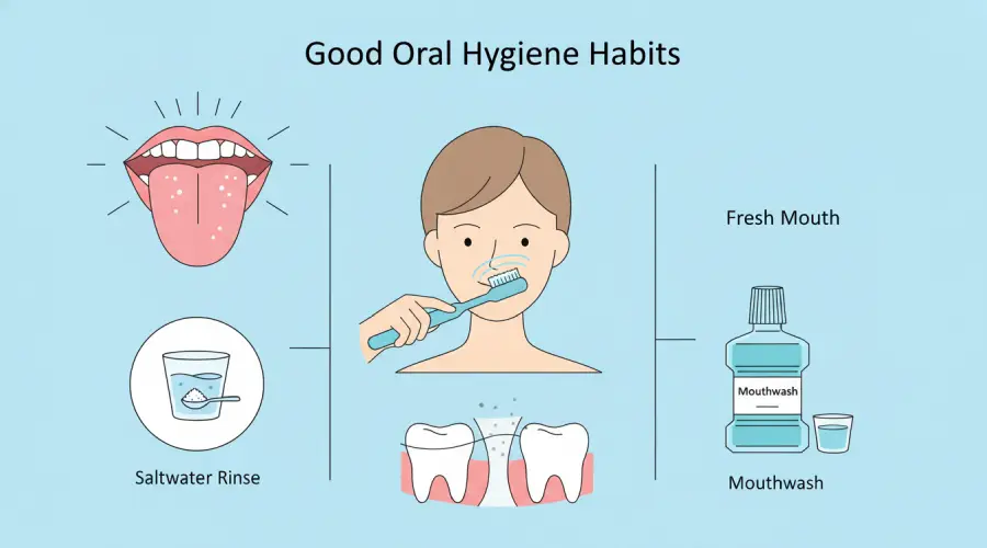 Good oral hygiene habit