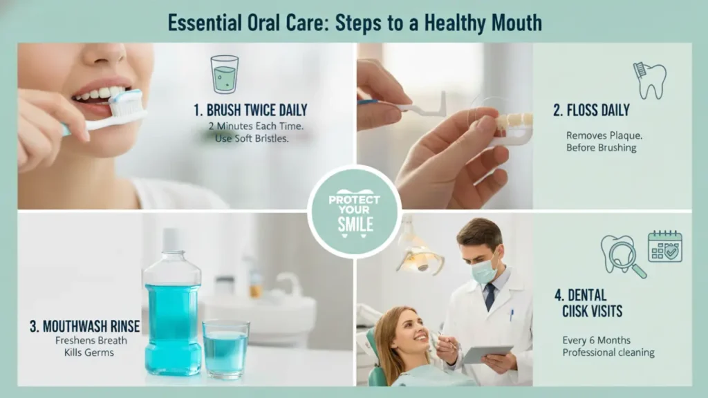 Important oral care steps
